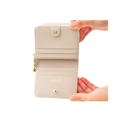 SOMES 二つ折り財布 (アイボリー)PT-75 [ソメスサドル 12260815-a] 