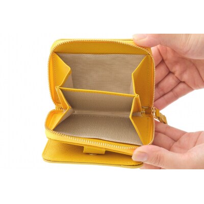 SOMES 二つ折り財布 (イエロー)PT-75 [ソメスサドル 12260815-c]  