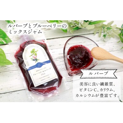 無添加 ルバーブブルーベリージャム 160g [Hammy's 砂川市 12260847]  ◎