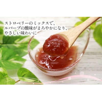 無添加 ルバーブ ストロベリージャム 160g  [Hammy's 砂川市 12260848]  