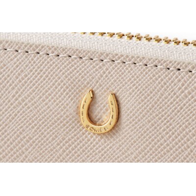 SOMES PT-71 ラウンド長財布 (アイボリー) [ソメスサドル 12260856] 