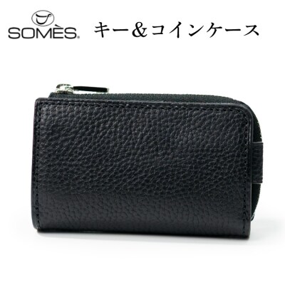 SOMES GL-03 キー&コインケース ブラック [ソメスサドル 12260874] 
