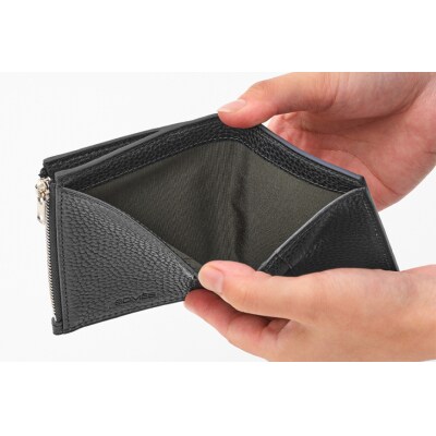 SOMES GL-10 二つ折り財布 ブラック [ソメスサドル 砂川市 12260872]