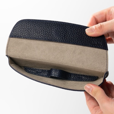 SOMES GL-14 メガネケース ブラック [ソメスサドル 北海道 砂川市 12260920]