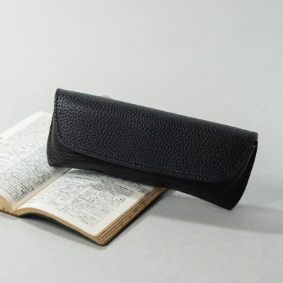 SOMES GL-14 メガネケース ブラック [ソメスサドル 北海道 砂川市 12260920]