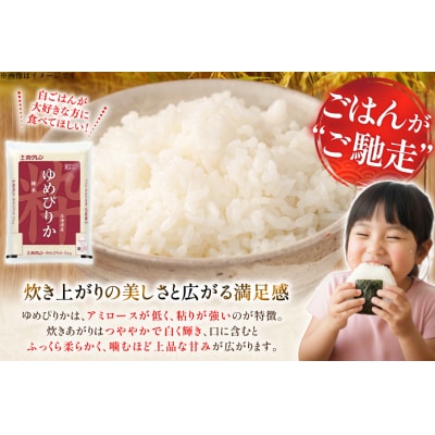 米 令和7年 北海道産 ゆめぴりか 5kg 3回 定期便 [12260937] 