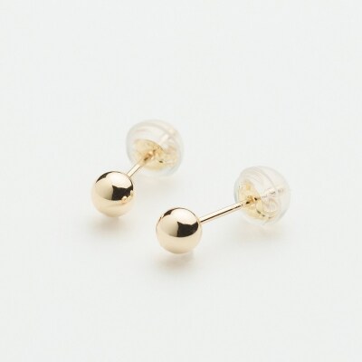 【L&Co.】K18 ボールピアス(95-8131)