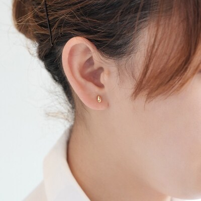 【L&Co.】K18 ドロップピアス(95-8132)
