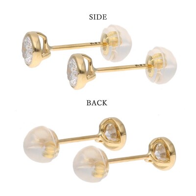 K18イエローゴールド ダイヤモンドピアス(0.5ct) 40-2382
