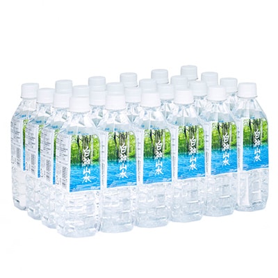 2023年10月発送開始『定期便』白神山水500ml×24本　毎月お届け!全12回