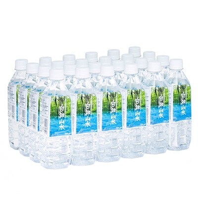 2024年6月発送開始『定期便』白神山水500ml×24本　毎月お届け!全12回