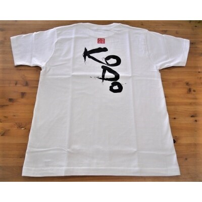 熊野古道Tシャツ【KODOTシャツ・白・Sサイズ】綿100%