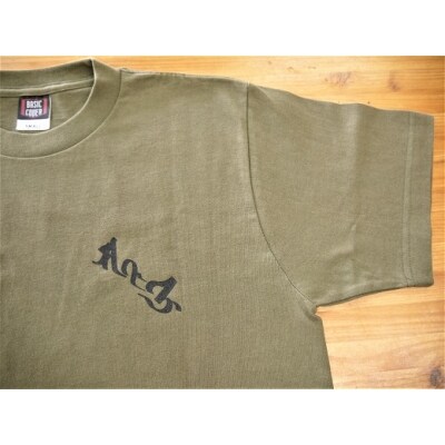 熊野古道Tシャツ【KODOTシャツ・オリーブ・Sサイズ】綿100%