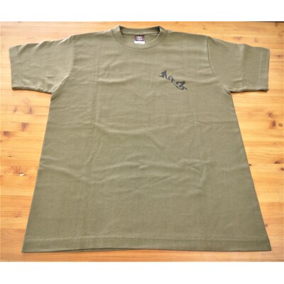 熊野古道Tシャツ【KODOTシャツ・オリーブ・Sサイズ】綿100%