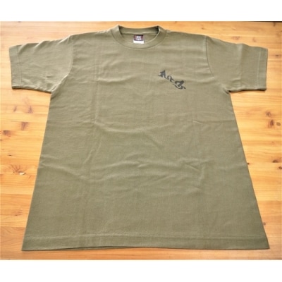 熊野古道Tシャツ【KODOTシャツ・オリーブ・XLサイズ】綿100%