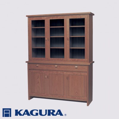 【家具蔵】ダイニングボード モデルノ 1450 ウォールナット材