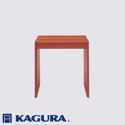 【家具蔵】デスクダン700(D45) 引出有 ウォールナット材