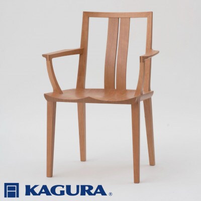 【家具蔵】アームチェア レン チェリー材