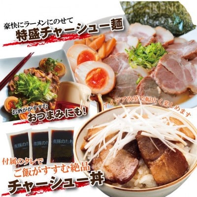 【ふるさと納税】自家製煮込みチャーシュー切り落とし約1kg(340g×3パック)