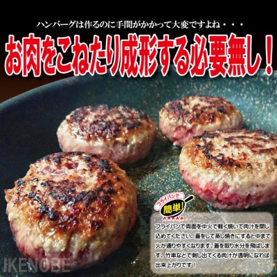 【ふるさと納税】チーズin生ハンバーグ 約130g×10個 国産牛豚使用(冷凍)