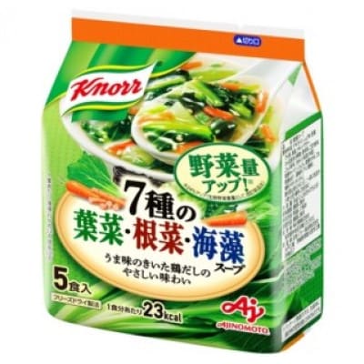 「クノール(R)」7種の葉菜・根菜・海藻スープ5食入袋×20個