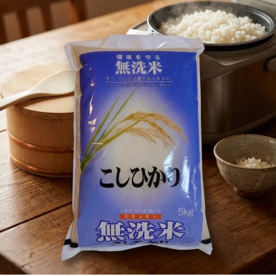 令和8年産　無洗米茨城産コシヒカリ(精白米)5kg