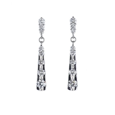 プラチナダイヤモンド0.7ct(0.35ctx2)ピアス　PNI-170PTNW