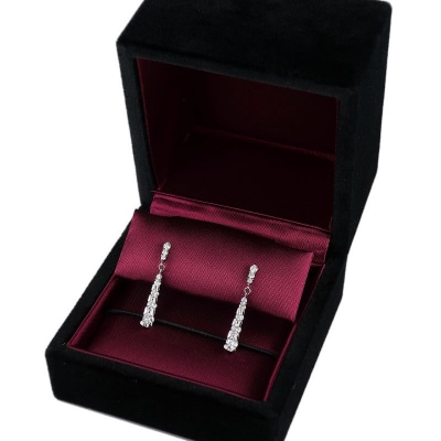 プラチナダイヤモンド0.7ct(0.35ctx2)ピアス　PNI-170PTNW
