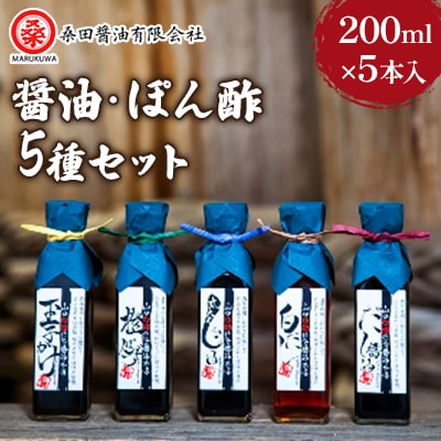 木桶で仕込む地産醤油　お洒落な四角い瓶で、気分上々になるっちゃねセット