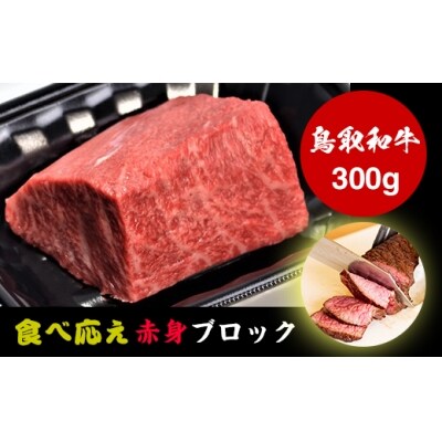 【鳥取和牛】食べ応えの赤身ブロック300g