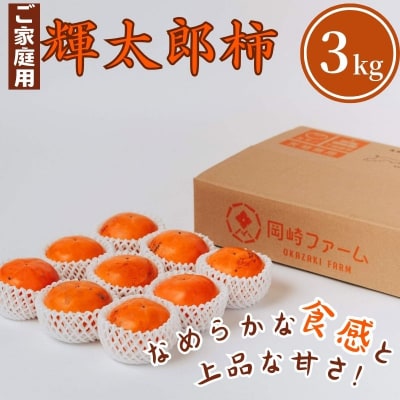 輝太郎柿 3kg(ご家庭用)