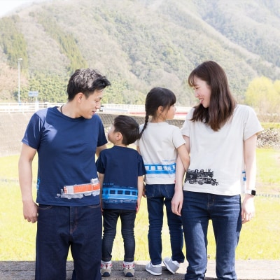 若桜鉄道×OJICOコラボ　つながるトレインTシャツ(半袖 男女兼用3L)「DDデザイン」