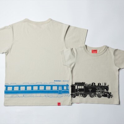 若桜鉄道×OJICOコラボ　つながるトレインTシャツ(半袖 男女兼用3L)「SLデザイン」