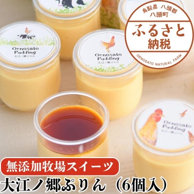 大江ノ郷ぷりん(6個入)【無添加牧場スイーツ】
