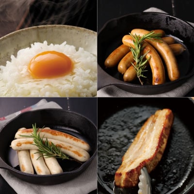 大江ノ郷いろどりセット 7種詰め合わせ【平飼い天美卵&自家製燻製&無添加スイーツ詰め合わせ】