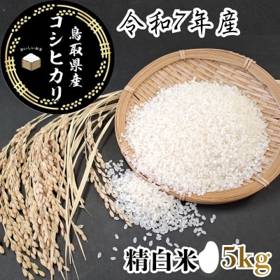 鳥取県産「コシヒカリ」精白米5kg(令和7年産)