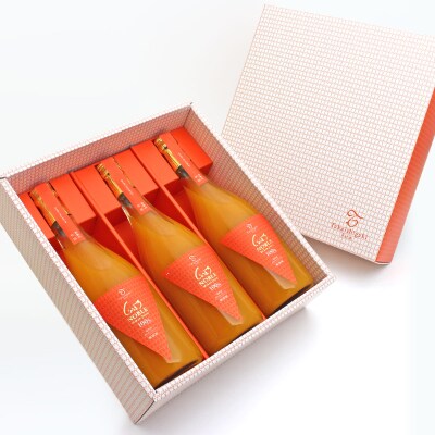 本格超熟成みかんジュース　じょうまろノーブル　ストレート100%無添加　720ml×3本