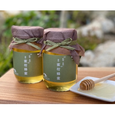 純粋　蜜柑蜂蜜(2022年度産)とOrange Juice 100%セット　～みかんの郷からお届け～