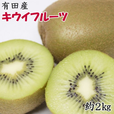 【1月より順次発送】有田でとれた新鮮キウイフルーツ約2kg(M～3Lサイズ混合)【有田川町】