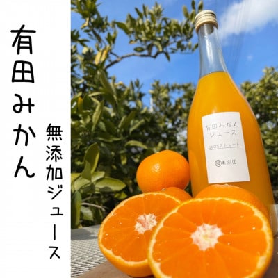 有田みかん100%無添加ジュース720ml × 3本