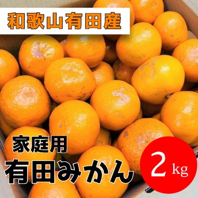 【家庭用】有田みかん　2kg(約18個～20個)　あまり市場に出回らない!