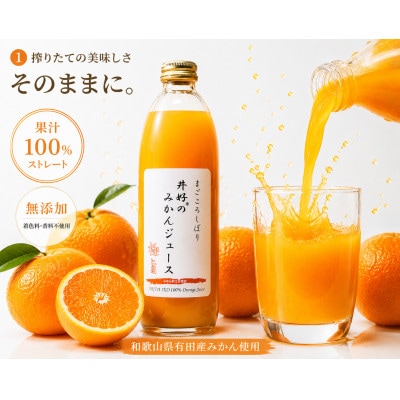 和歌山県有田産みかんジュース500ml×5本