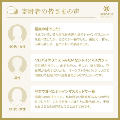 【2025年発送】山梨県笛吹市産　シャインマスカット　～SWEET JEWELRY～　20粒