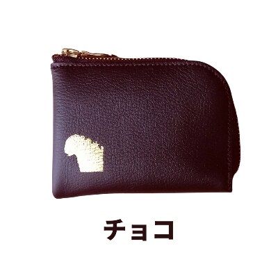【山梨限定】ゴジラ・レザーミニウォレット(チョコ)　上質な革財布　GODZILLAグッズ