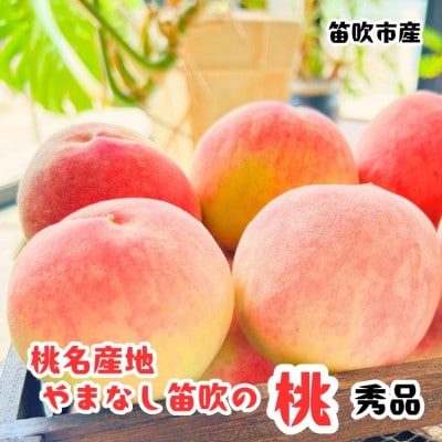 ≪先行予約 2027年発送≫農家直送 桃名産地「山梨の桃」 秀品 約1.5kg