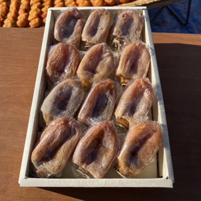 厳選!山梨県笛吹市産 ころ柿 枯露柿 中 2号箱 約800g