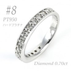 プラチナ ダイヤリング 0.70ct 8号 R3689DI-P2