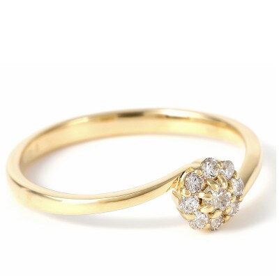 K18YG ダイヤ0.18CT リング R3715DI-Y #10 | お礼品詳細 | ふるさと 