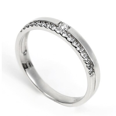 普段使いに PT ダイヤリング 0.13CT R3352DI-P　#5