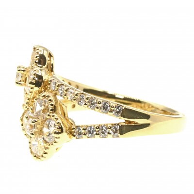 K18 1.0CT クローバー ダイヤモンドリング RDR-6253 #11